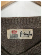 jersey Pringle marrón con cuadros talla M