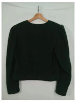chaqueta de lana vintage austriaca, tirolesa corta verde Perry landhaus talla 38