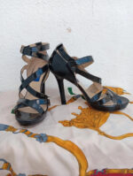 zapato negro tacón Jimmy choo by h&m talla 38
