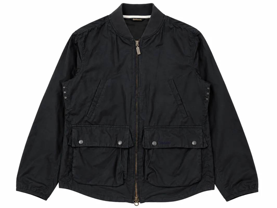 Barbour — Chaqueta bomber negra · talla M - Imagen 1