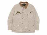 Barbour — Chaqueta con cuello de pana beige · talla L · años 2010