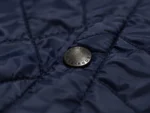 Barbour — Chaqueta acolchada azul marino y gris · años 90 - Imagen 5