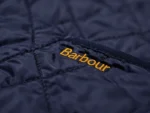 Barbour — Chaqueta acolchada azul marino y gris · años 90 - Imagen 4