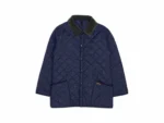 Barbour — Chaqueta acolchada azul marino · talla L · años 90
