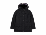 Barbour — Chaqueta con capucha negra