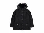 Barbour — Chaqueta con capucha negra · talla 38