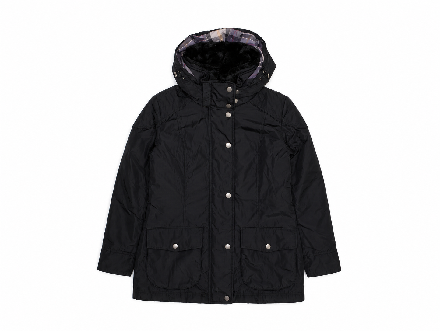 Triolet Studio Barbour — Chaqueta con capucha negra - Imagen 1