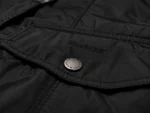 Barbour — Chaqueta con capucha negra · talla 38 - Imagen 4